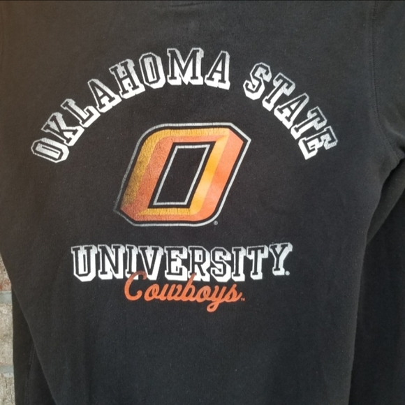 Oklahoma State University Cowboys Black Hoodie(women XS)PINK V.S. Sweatshirt - Picture 2 of 8